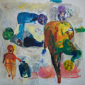 180 x 180 cm Acrylic on Canvas 2013